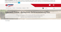 Desktop Screenshot of holzmarkt-online.com