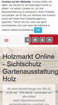 Mobile Screenshot of holzmarkt-online.com