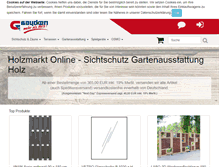Tablet Screenshot of holzmarkt-online.com